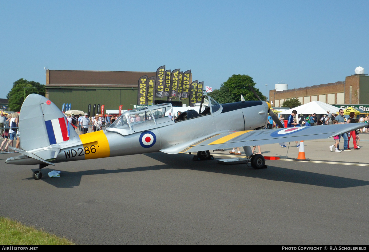 Aircraft Photo of G-BBND / WD286 | De Havilland Canada DHC-1 Chipmunk Mk22 | UK - Air Force | AirHistory.net #22925