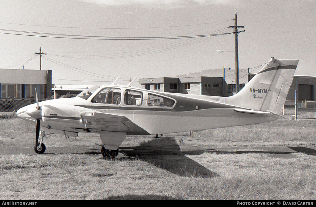 Aircraft Photo of VH-MYM | Beech B55 Baron (95-B55) | AirHistory.net #22972