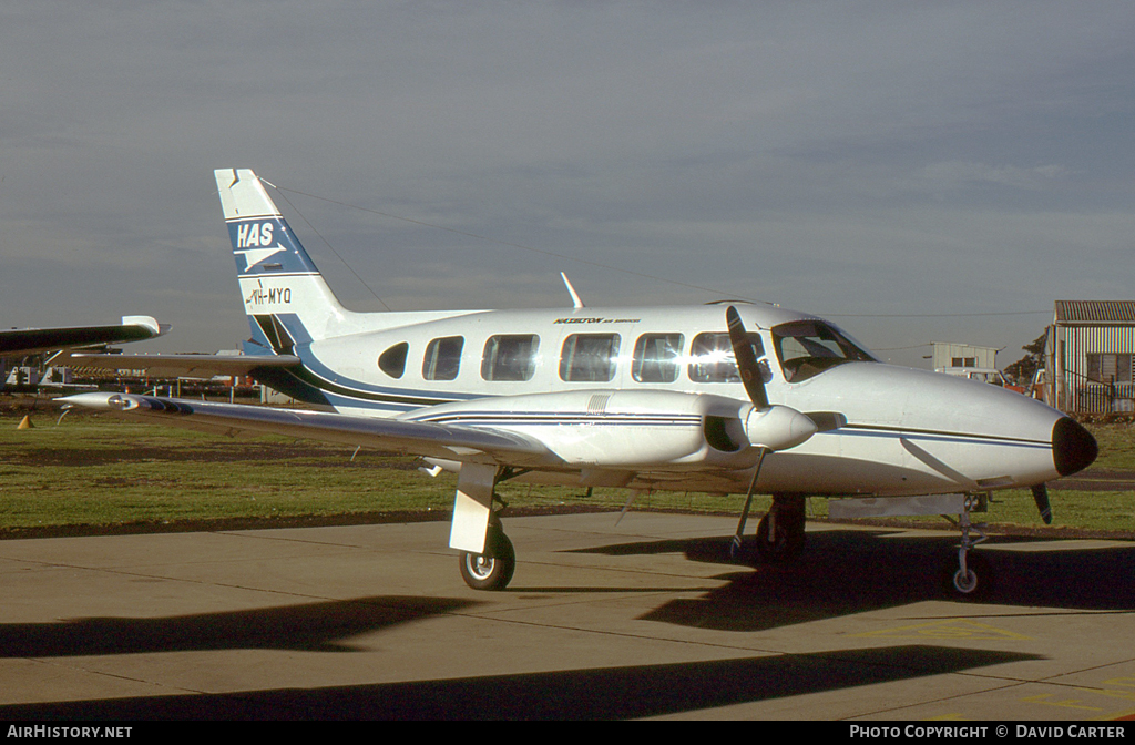 Aircraft Photo of VH-MYQ | Piper PA-31-350 Navajo Chieftain | Hazelton Air Services - HAS | AirHistory.net #22974
