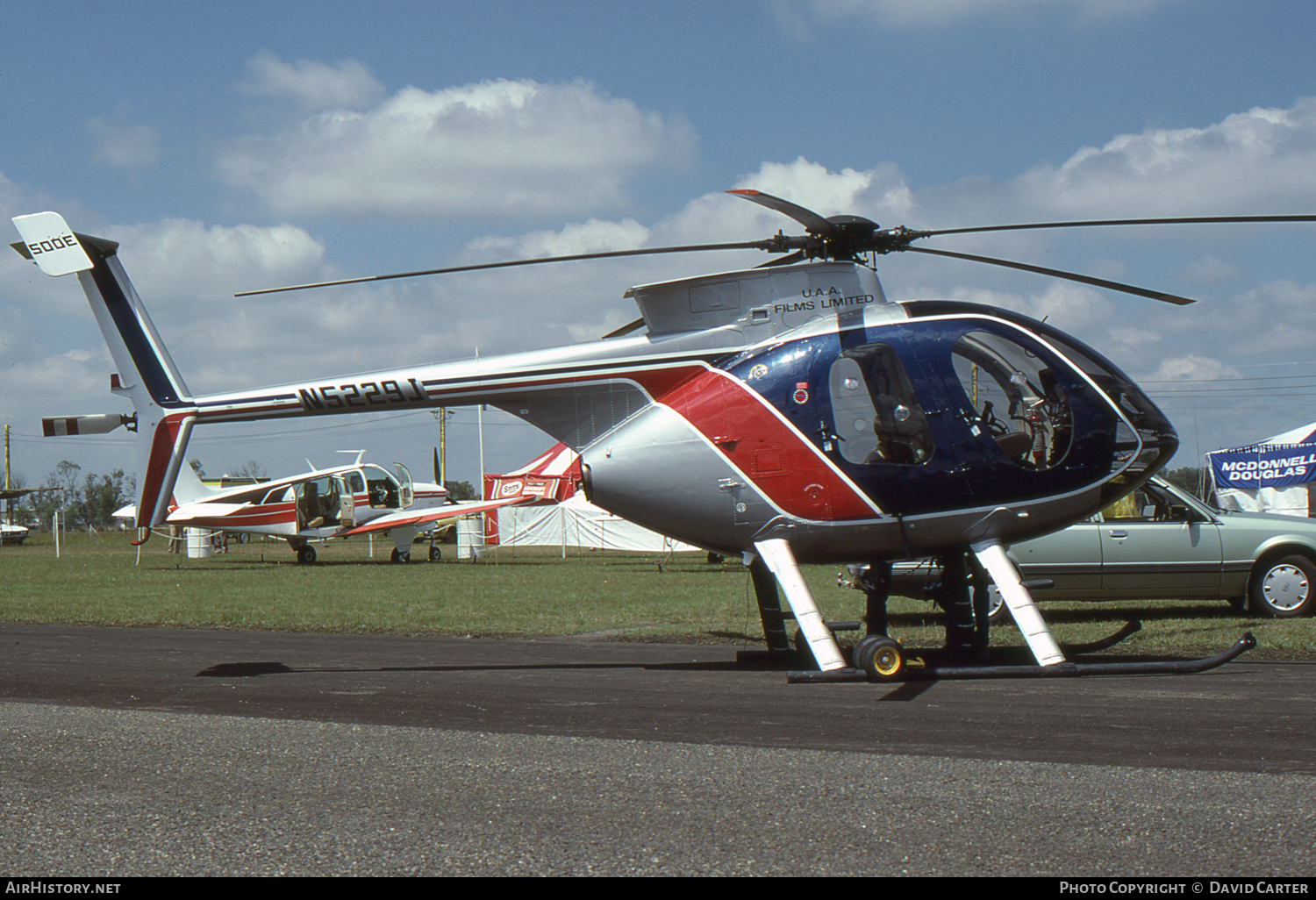 Aircraft Photo of N5229J | Hughes 500E (369E) | UAA Films | AirHistory.net #22978