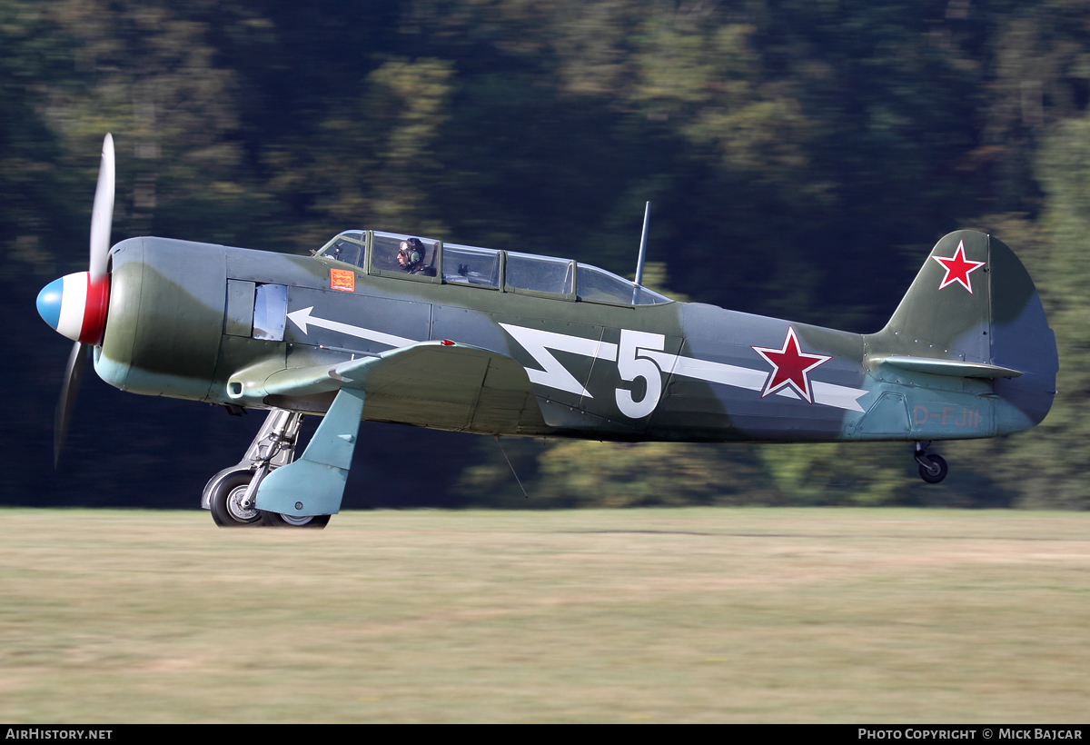 Aircraft Photo of D-FJII / 5 white | Yakovlev Yak-11 | Soviet Union - Air Force | AirHistory.net #22980