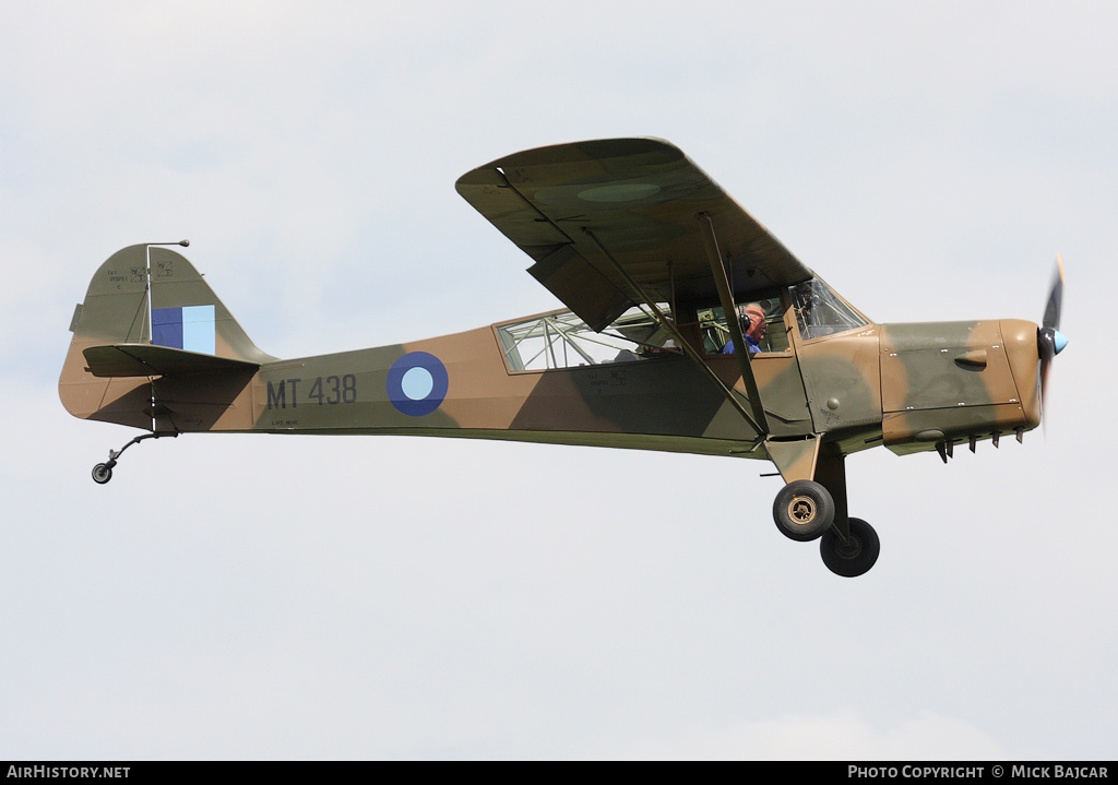 Aircraft Photo of G-AREI / MT438 | Taylorcraft E Auster Mk3 | UK - Air Force | AirHistory.net #22988