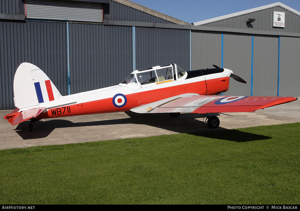 Aircraft Photo of G-APPM / WB711 | De Havilland DHC-1 Chipmunk Mk22 | UK - Air Force | AirHistory.net #23000