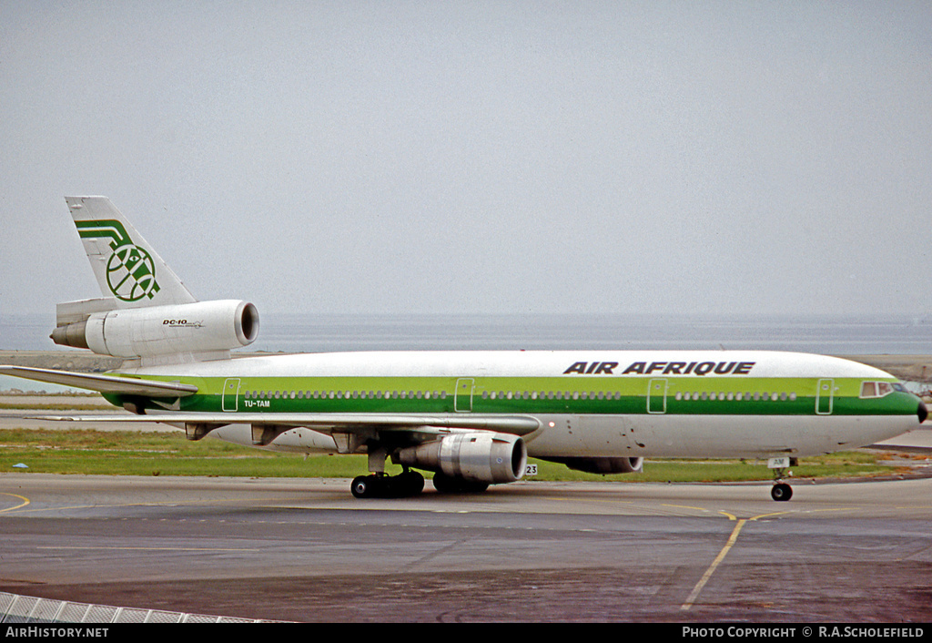 Aircraft Photo of TU-TAM | McDonnell Douglas DC-10-30 | Air Afrique | AirHistory.net #23026