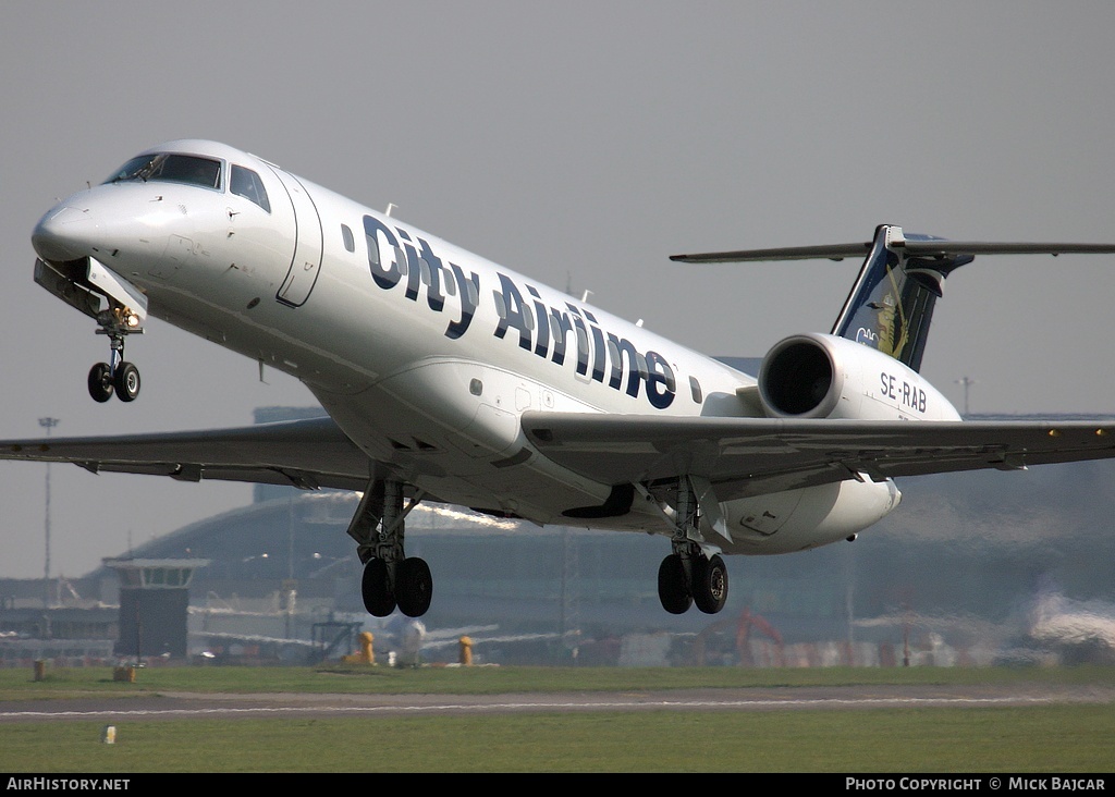 Aircraft Photo of SE-RAB | Embraer ERJ-135LR (EMB-135LR) | City Airline | AirHistory.net #23029