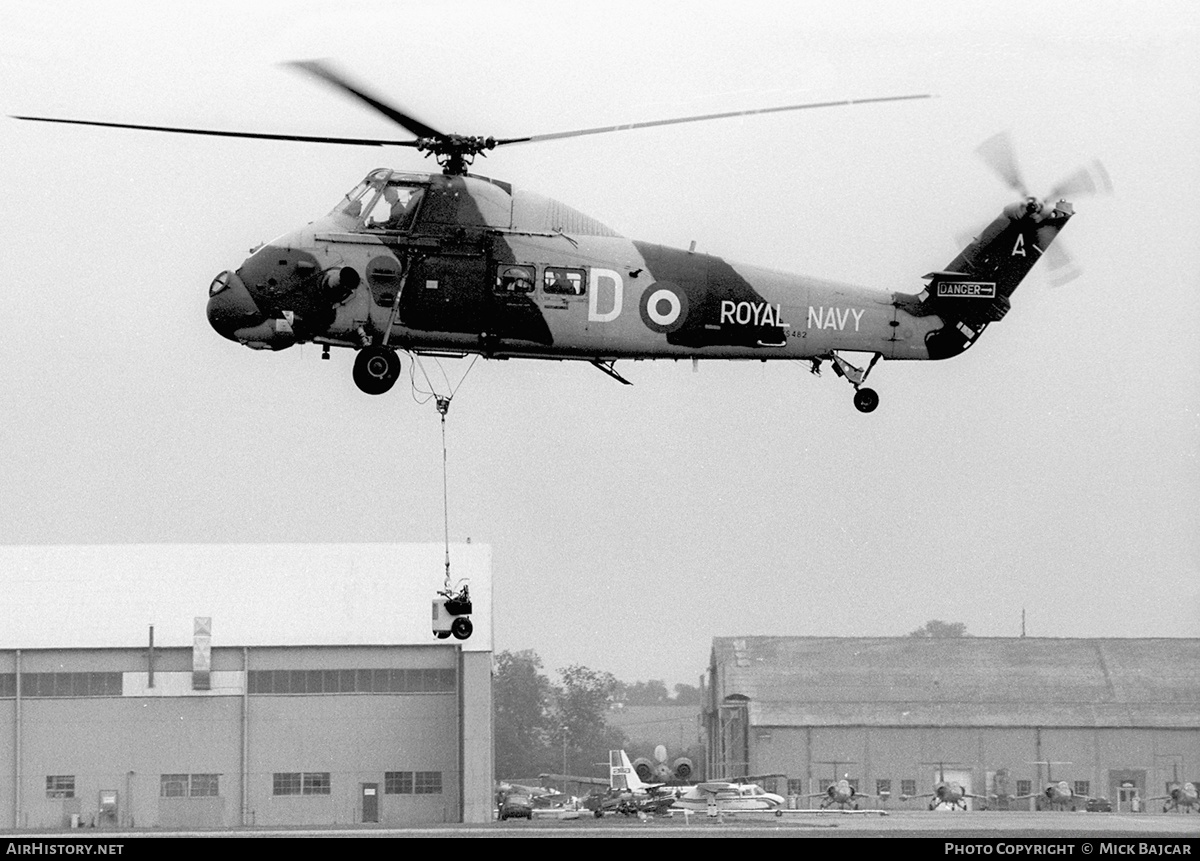 Aircraft Photo of XS482 | Westland WS-58 Wessex HU.5 | UK - Navy | AirHistory.net #23033