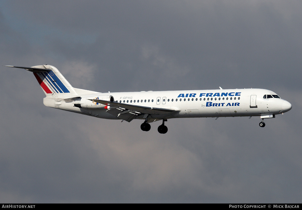 Aircraft Photo of F-GPXG | Fokker 100 (F28-0100) | Air France | AirHistory.net #23056