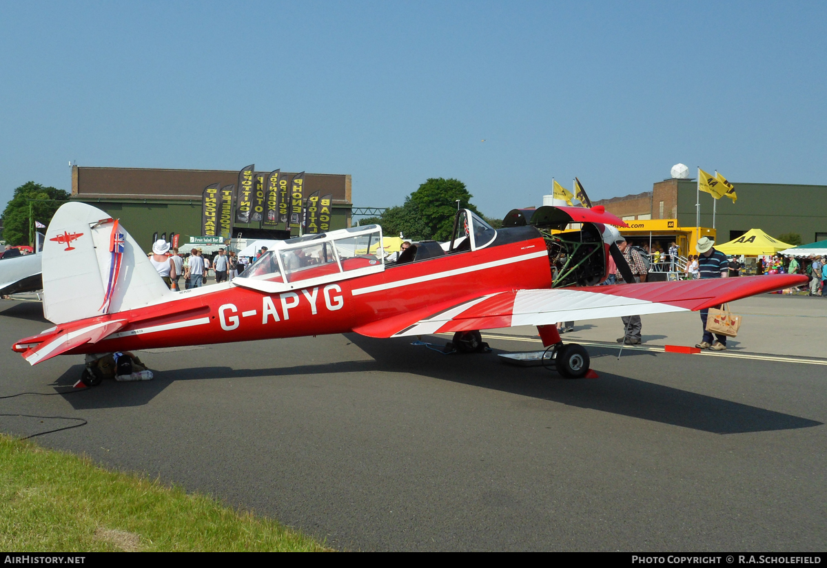 Aircraft Photo of G-APYG | De Havilland Canada DHC-1 Chipmunk Mk22 | AirHistory.net #23073