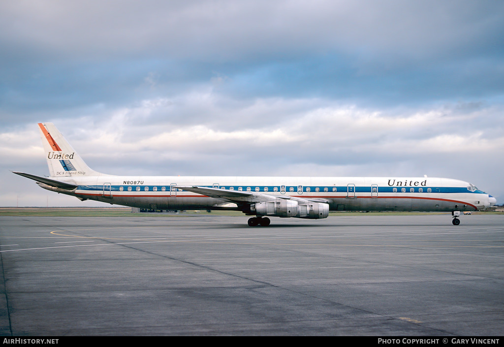 Aircraft Photo of N8087U | McDonnell Douglas DC-8-61 | United Airlines | AirHistory.net #23082