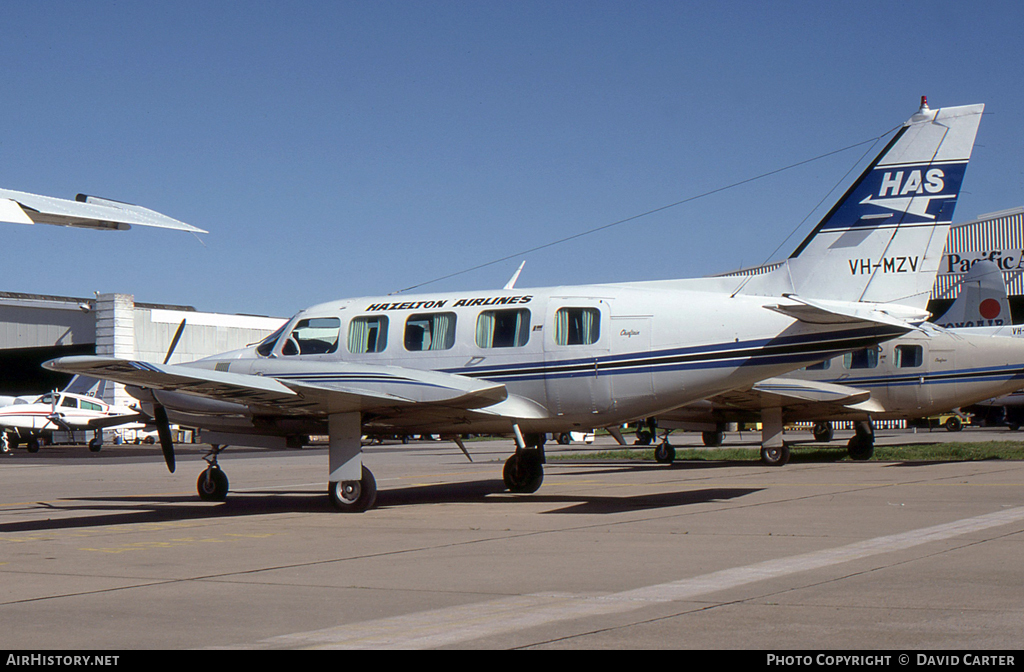 Aircraft Photo of VH-MZV | Piper PA-31-350 Chieftain | Hazelton Airlines | AirHistory.net #23095