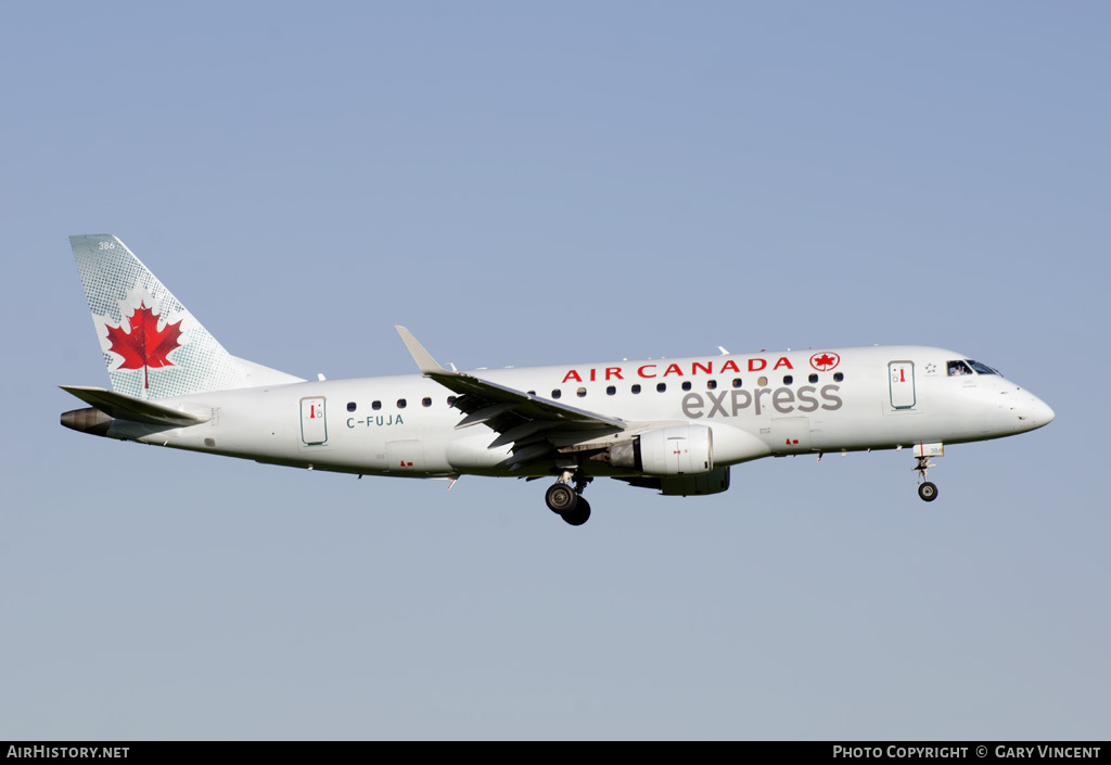 Aircraft Photo of C-FUJA | Embraer 175LR (ERJ-170-200LR) | Air Canada Express | AirHistory.net #23104