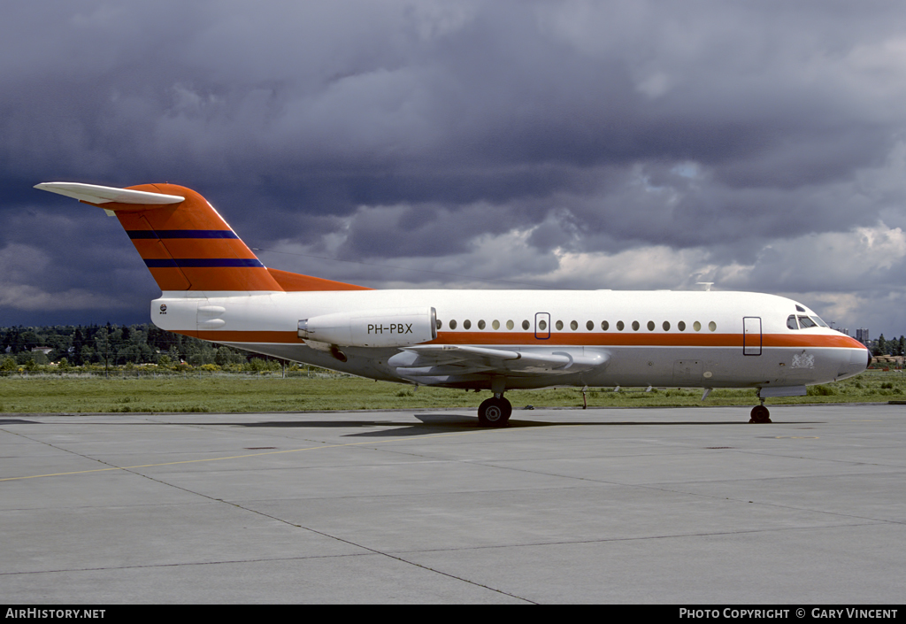 Aircraft Photo of PH-PBX | Fokker F28-1000 Fellowship | Netherlands Government | AirHistory.net #23105