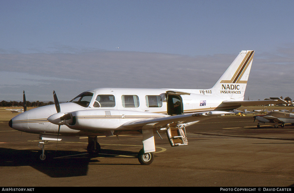 Aircraft Photo of VH-NAD | Piper PA-31-310 Navajo C | Nadic Insurances | AirHistory.net #23108