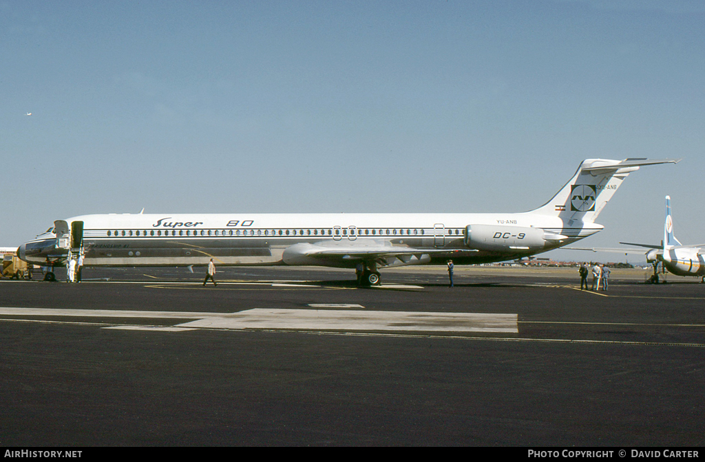 Aircraft Photo of YU-ANB | McDonnell Douglas MD-82 (DC-9-82) | Inex-Adria Airways | AirHistory.net #23116