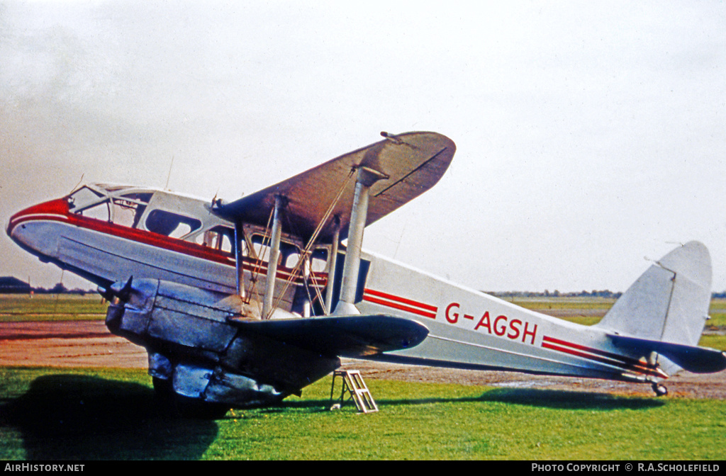 Aircraft Photo of G-AGSH | De Havilland D.H. 89A Dragon Rapide | AirHistory.net #23125