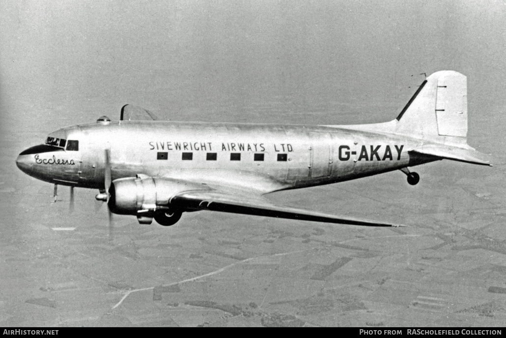 Aircraft Photo of G-AKAY | Douglas C-47A Skytrain | Sivewright Airways | AirHistory.net #23155