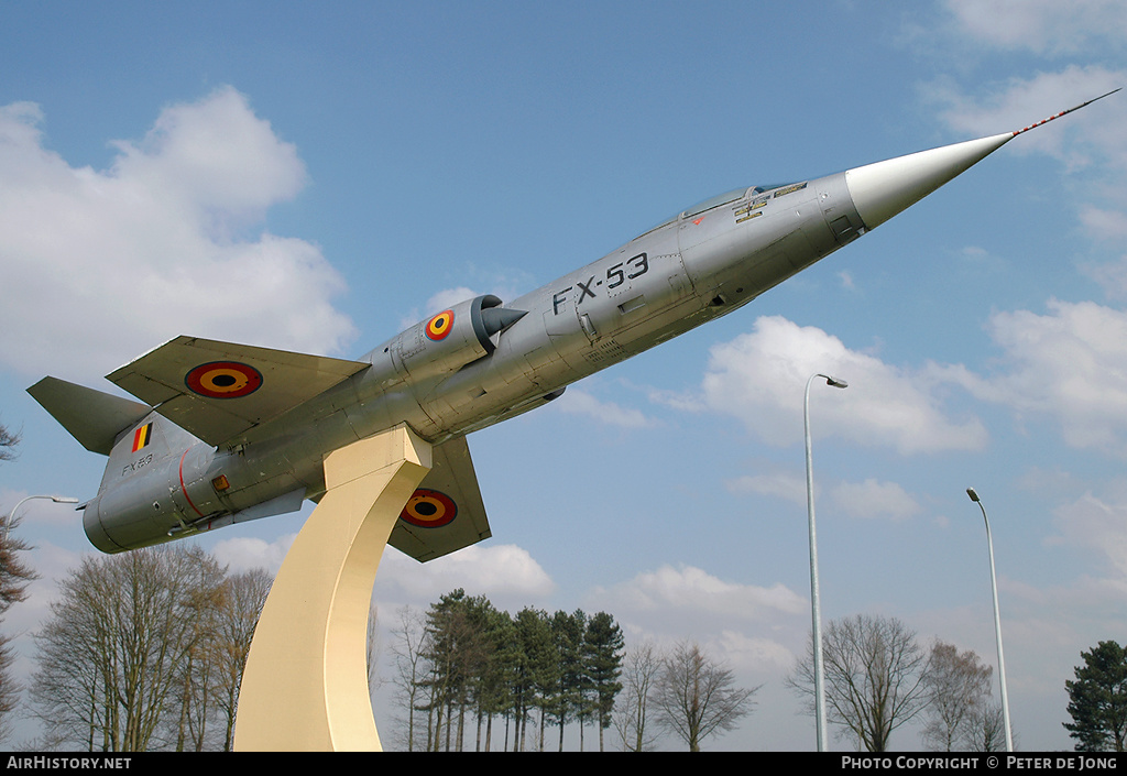 Aircraft Photo of FX53 | Lockheed F-104G Starfighter | Belgium - Air Force | AirHistory.net #23167