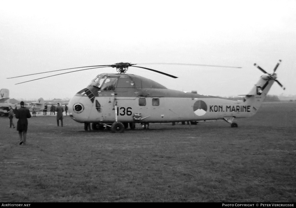 Aircraft Photo of 136 | Sikorsky SH-34J Seabat | Netherlands - Navy | AirHistory.net #23206
