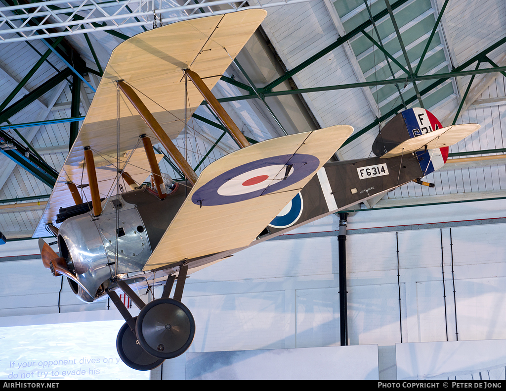 Aircraft Photo of F6314 | Sopwith F-1 Camel | UK - Air Force | AirHistory.net #23224