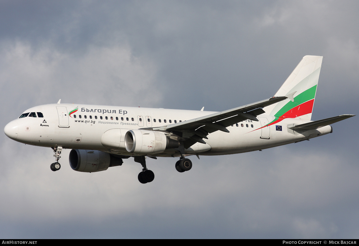 Aircraft Photo of LZ-FBA | Airbus A319-112 | Bulgaria Air | AirHistory.net #23254