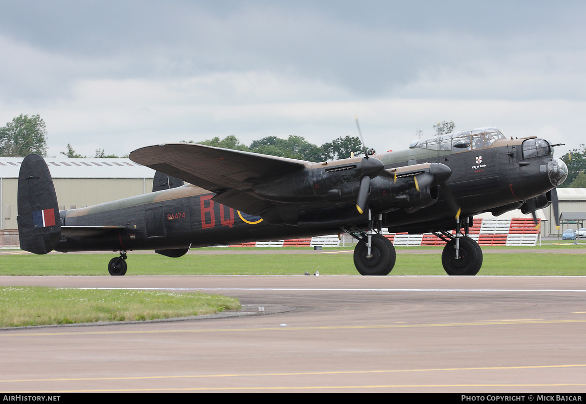 Aircraft Photo of PA474 | Avro 683 Lancaster B1 | UK - Air Force | AirHistory.net #23298