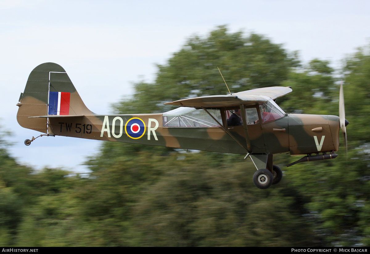 Aircraft Photo of G-ANHX / TW519 | Taylorcraft J Auster Mk5D | UK - Air Force | AirHistory.net #23318