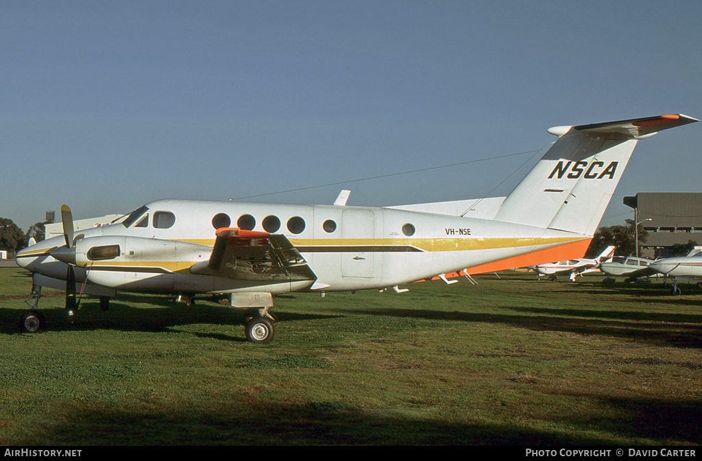Aircraft Photo of VH-NSE | Beech 200C Super King Air | NSCA - National Safety Council of Australia | AirHistory.net #23322