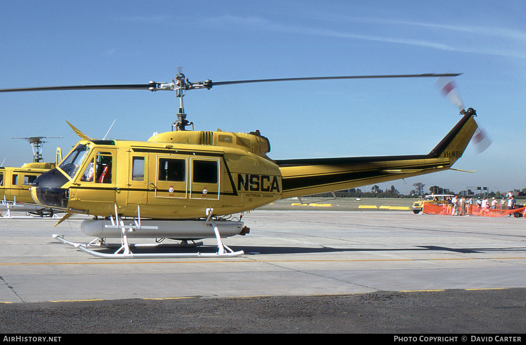 Aircraft Photo of VH-NSH | Bell 205A-1 | NSCA - National Safety Council of Australia | AirHistory.net #23327