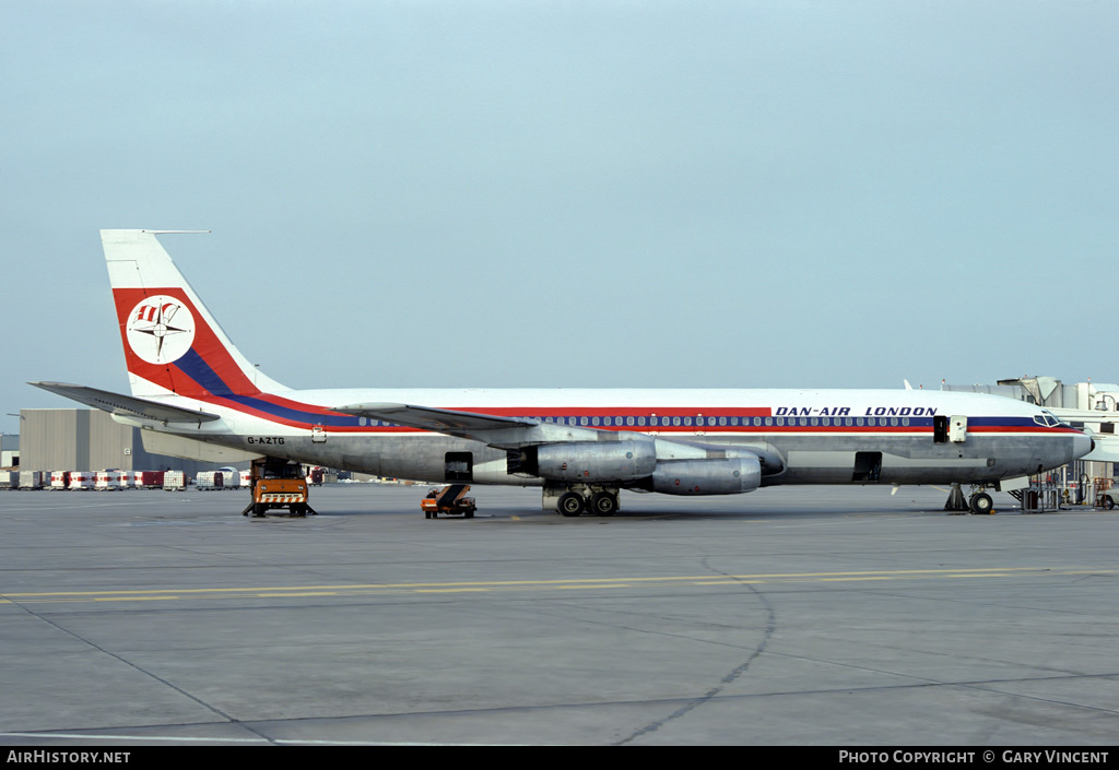 Aircraft Photo of G-AZTG | Boeing 707-321 | Dan-Air London | AirHistory.net #23330