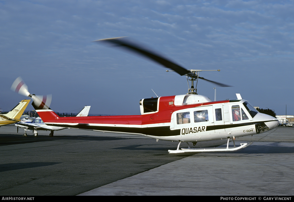 Aircraft Photo of C-GQHI | Bell 212 Twin Two-Twelve | Quasar Helicopters | AirHistory.net #23334