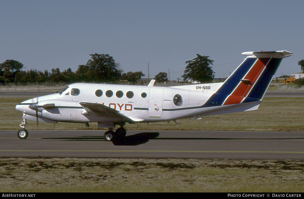 Aircraft Photo of VH-NSR | Beech 200C Super King Air | Lloyd Aviation | AirHistory.net #23348