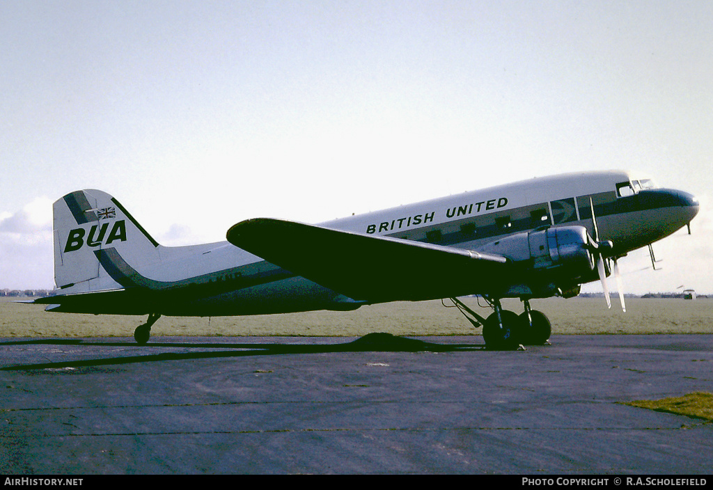 Aircraft Photo of G-AKNB | Douglas C-47 Skytrain | British United Airways - BUA | AirHistory.net #23390