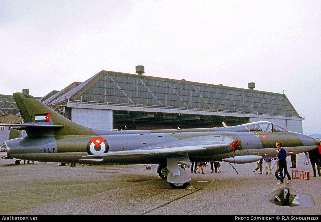 Aircraft Photo of 842 | Hawker Hunter FGA73B | Jordan - Air Force | AirHistory.net #23392