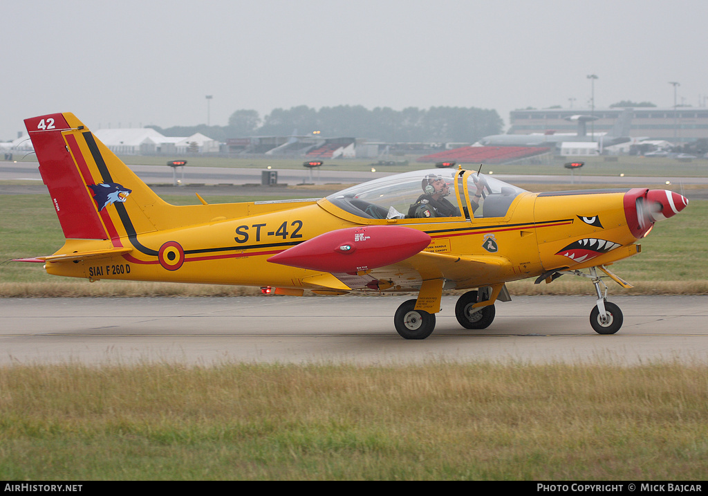 Aircraft Photo of ST-42 | SIAI-Marchetti SF-260D | Belgium - Air Force | AirHistory.net #23414