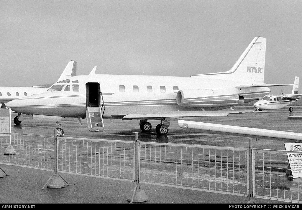 Aircraft Photo of N75A | North American Rockwell NA-380 Sabreliner 75A | AirHistory.net #23417