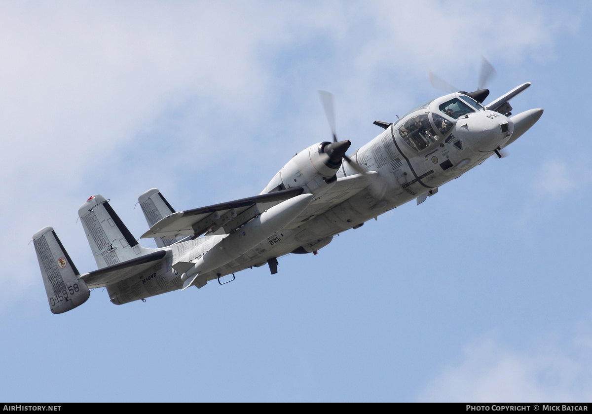 Aircraft Photo of N10VD / 0-15958 | Grumman OV-1D Mohawk | Commemorative Air Force | USA - Army | AirHistory.net #23422