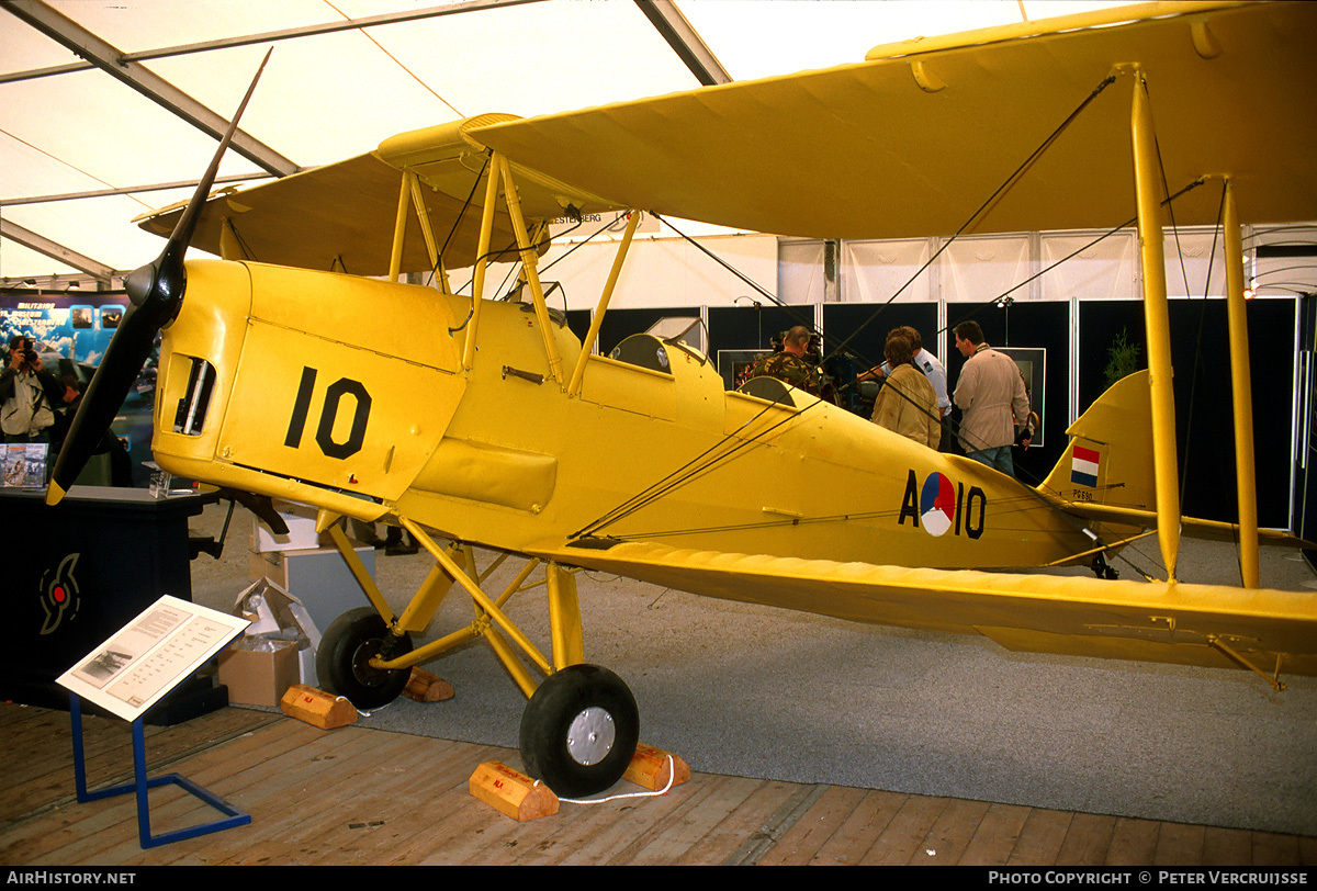 Aircraft Photo of A-10 | De Havilland D.H. 82A Tiger Moth II | Netherlands - Air Force | AirHistory.net #23445