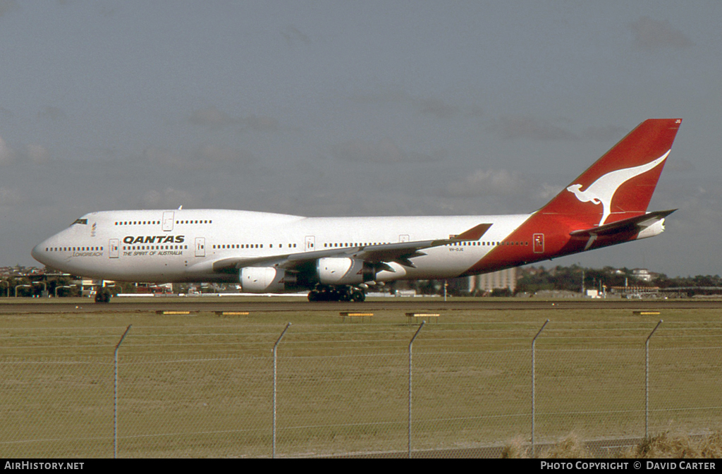 Aircraft Photo of VH-OJG | Boeing 747-438 | Qantas | AirHistory.net #23463