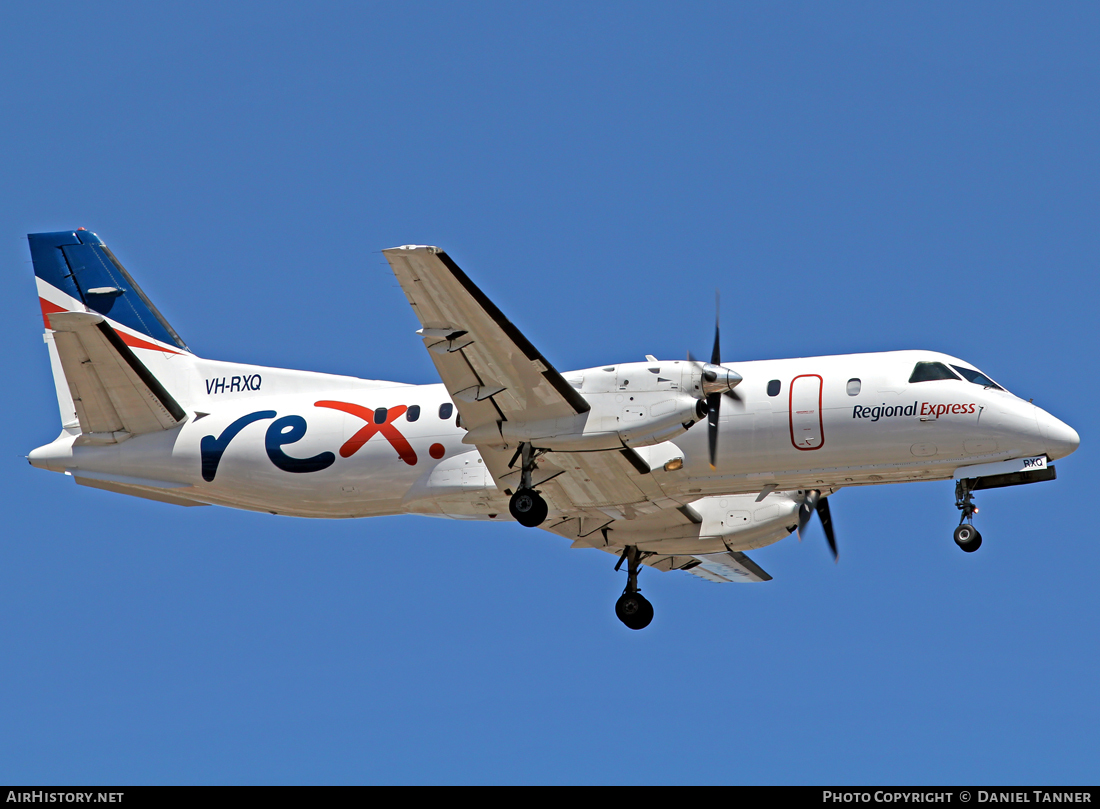 Aircraft Photo of VH-RXQ | Saab 340B | REX - Regional Express | AirHistory.net #23487
