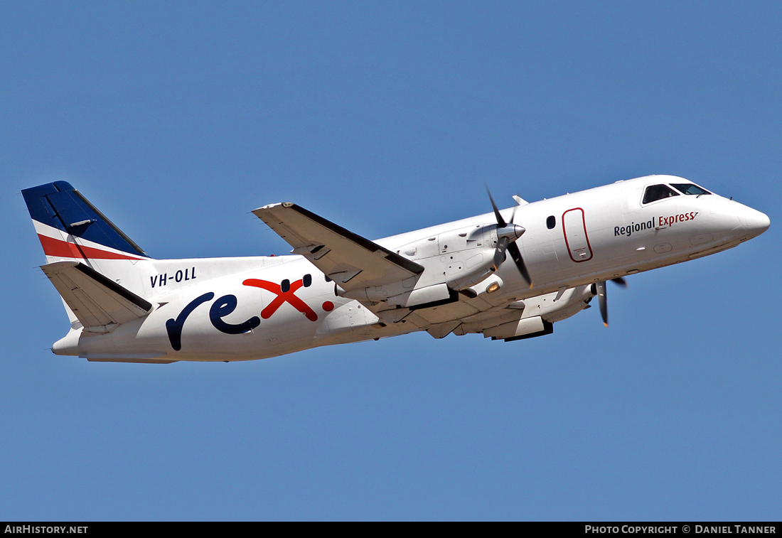 Aircraft Photo of VH-OLL | Saab 340B | REX - Regional Express | AirHistory.net #23491