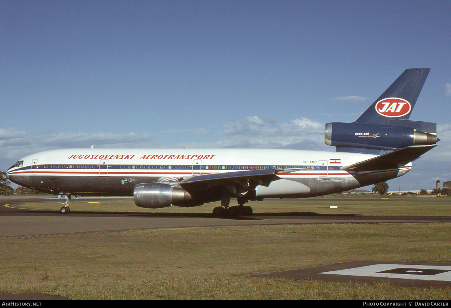 Aircraft Photo of YU-AMB | McDonnell Douglas DC-10-30 | JAT Yugoslav Airlines - Jugoslovenski Aerotransport | AirHistory.net #23512