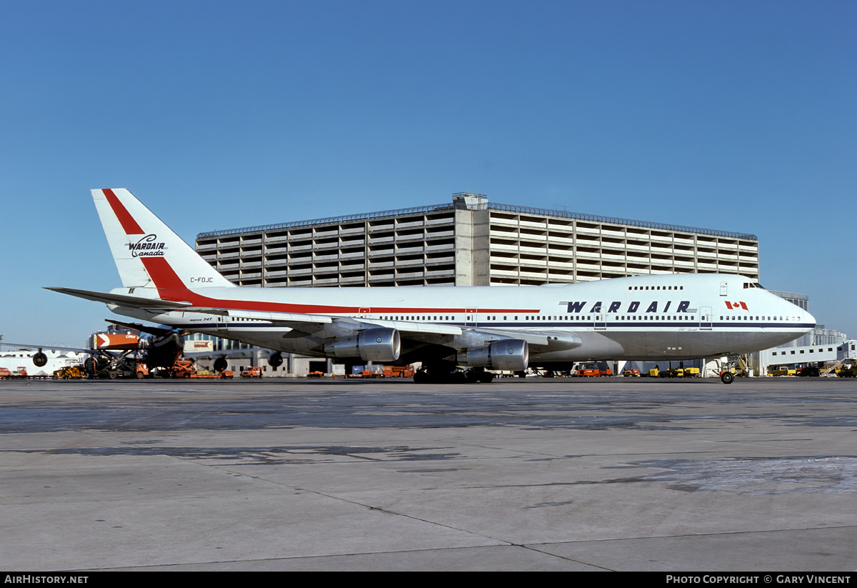 Aircraft Photo of C-FDJC | Boeing 747-1D1 | Wardair Canada | AirHistory.net #23515