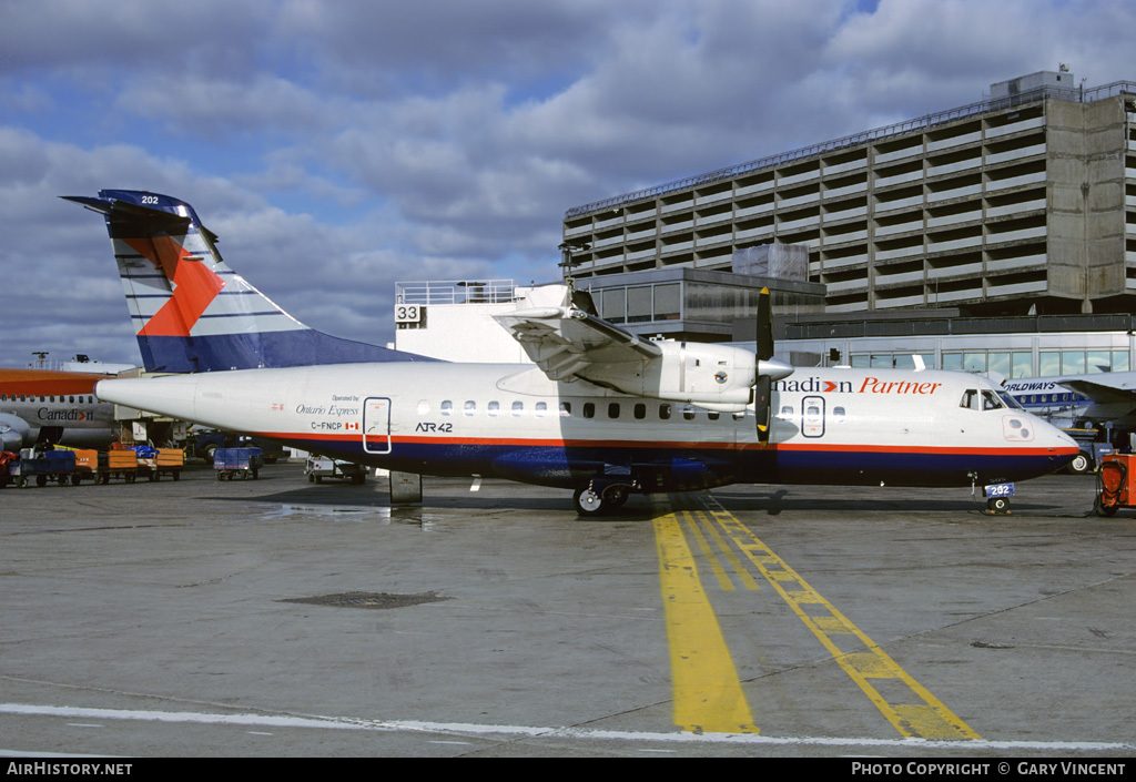 Aircraft Photo of C-FNCP | ATR ATR-42-300 | Canadian Partner | AirHistory.net #23516