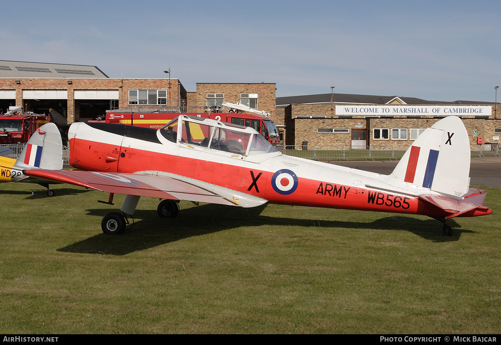 Aircraft Photo of G-PVET / WB565 | De Havilland DHC-1 Chipmunk Mk22 | UK - Army | AirHistory.net #23534