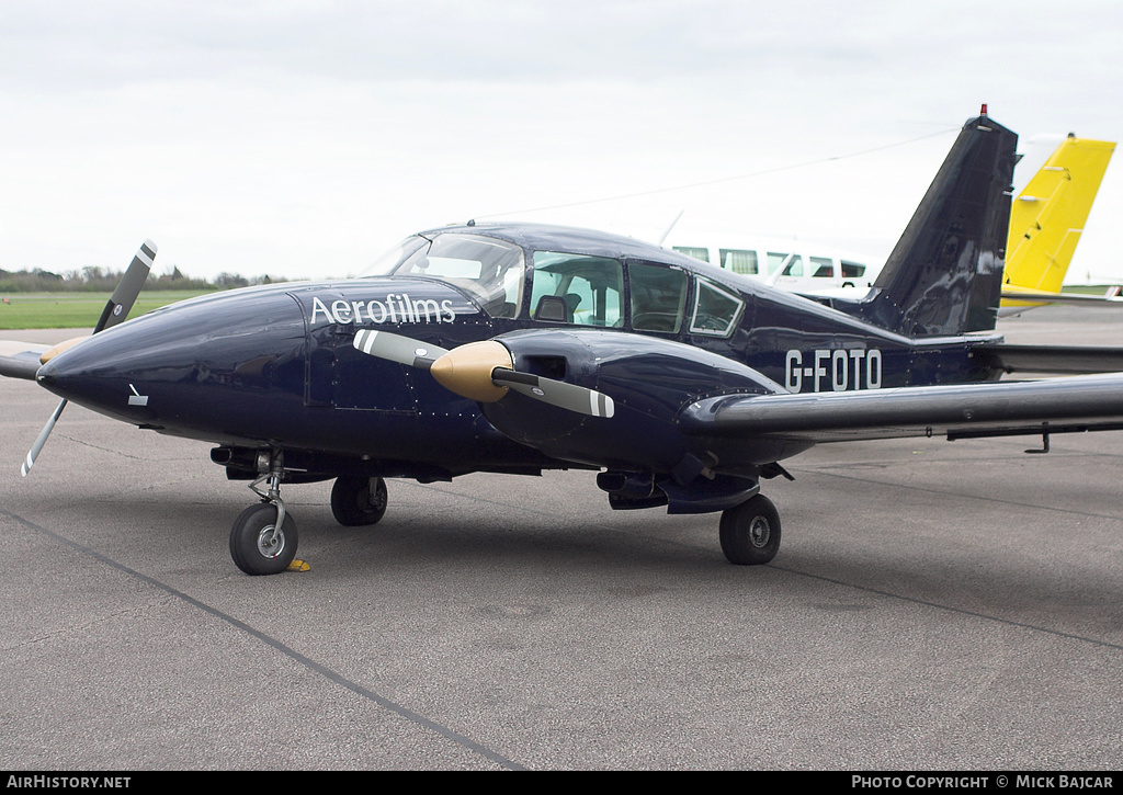 Aircraft Photo of G-FOTO | Piper PA-23-250 Aztec F | Blom Aerofilms | AirHistory.net #23545