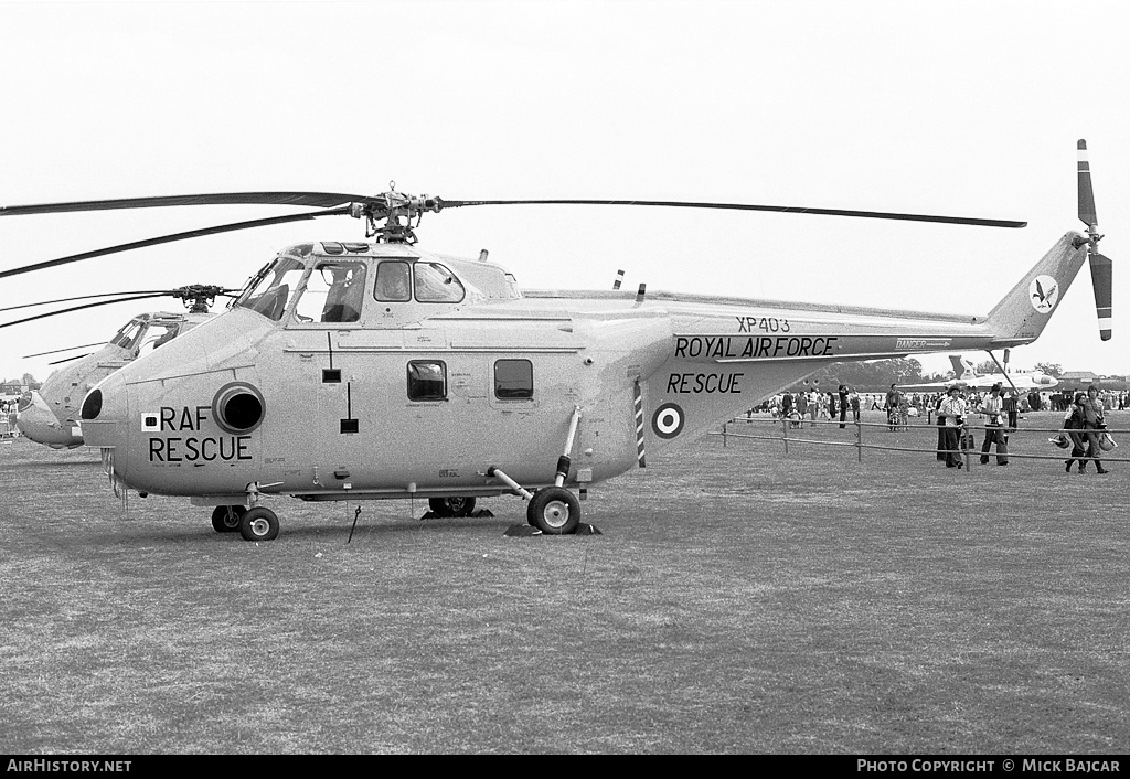 Aircraft Photo of XP403 | Westland WS-55-3 Whirlwind HAR10 | UK - Air Force | AirHistory.net #23546