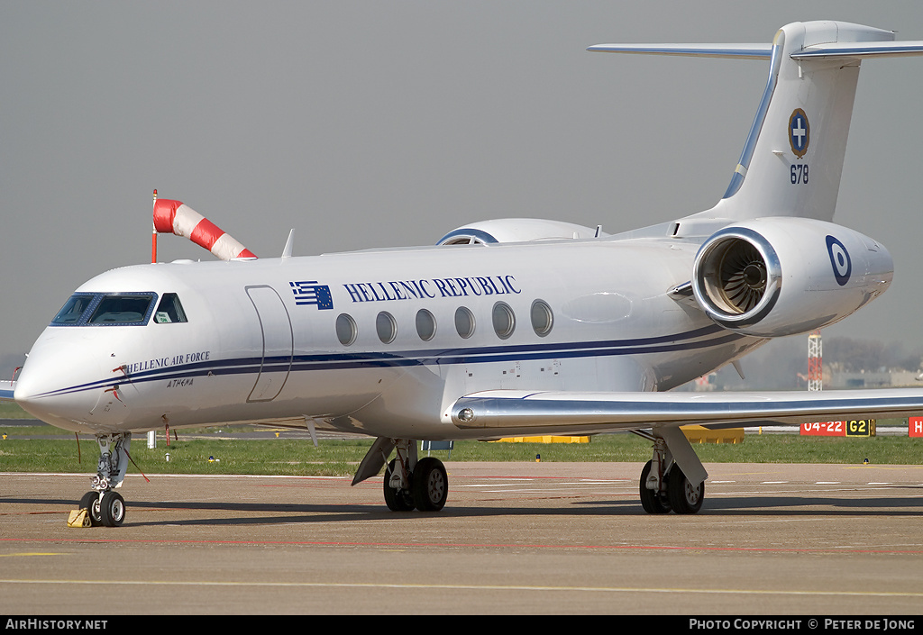 Aircraft Photo of 678 | Gulfstream Aerospace G-V Gulfstream V | Greece - Air Force | AirHistory.net #23554