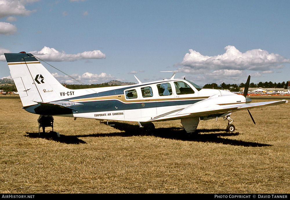 Aircraft Photo of VH-CSY | Beech 58 Baron | Corporate Air Canberra | AirHistory.net #23556