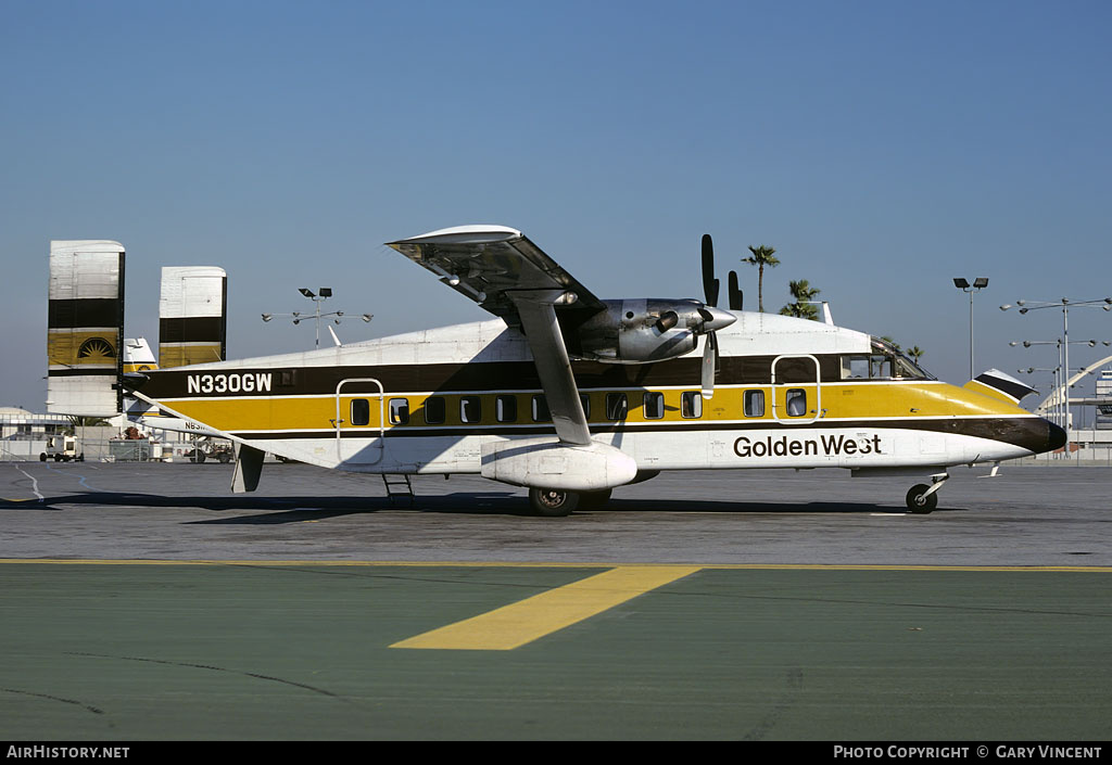 Aircraft Photo of N330GW | Short 330-100 | Golden West Airlines | AirHistory.net #23574