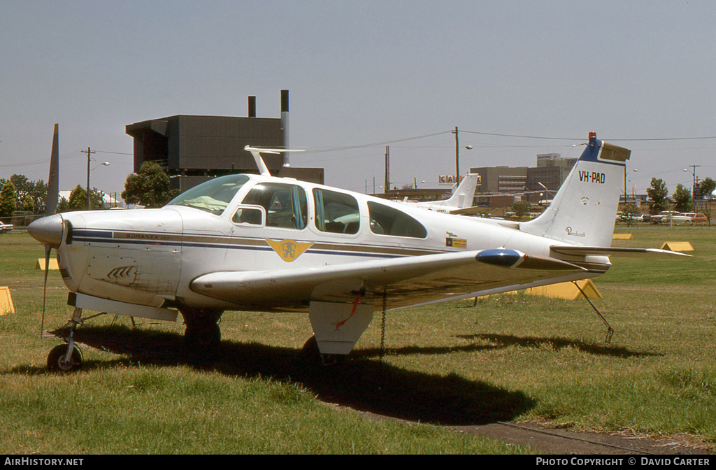 Aircraft Photo of VH-PAD | Beech E33 Bonanza | Sunland Aviation Services | AirHistory.net #23591
